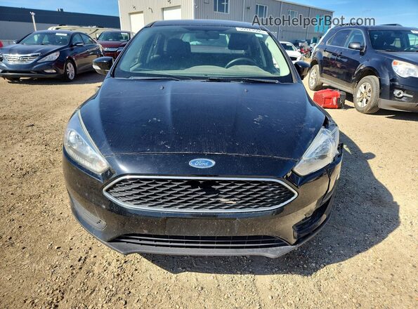 1FADP3F20HL293356 2017 FORD FOCUS Black წინა ხედი