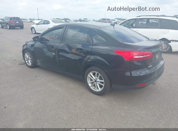 1FADP3F20HL301715 2017 FORD FOCUS Black Задня ліва чверть