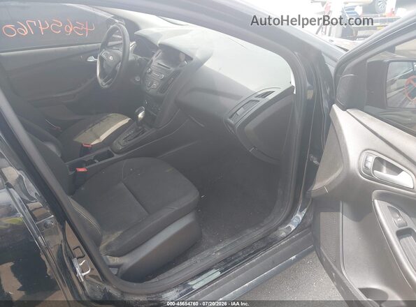 1FADP3F20HL301715 2017 FORD FOCUS Black Вид салону спереду