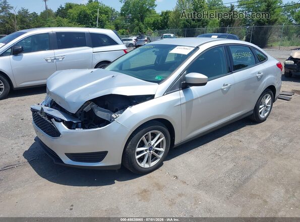 1FADP3F20JL264008 2018 FORD FOCUS Silver Առջևի ձախ երեք քառորդ տեսարան