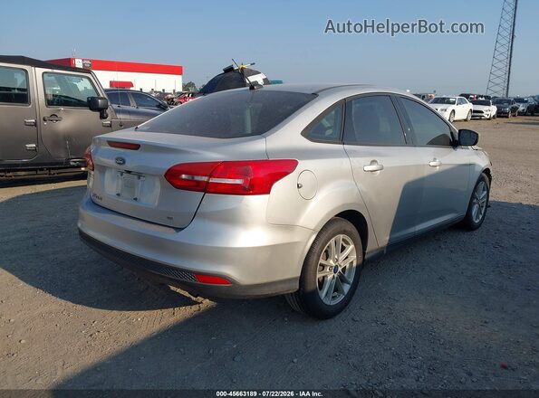 1FADP3F20JL302904 2018 FORD FOCUS Silver Trasero derecho