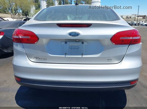 1FADP3F20JL313028 2018 FORD FOCUS Silver Instrument cluster view