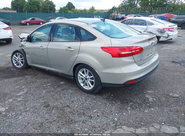 1FADP3F21GL210564 2016 FORD FOCUS Champagne Задня ліва чверть