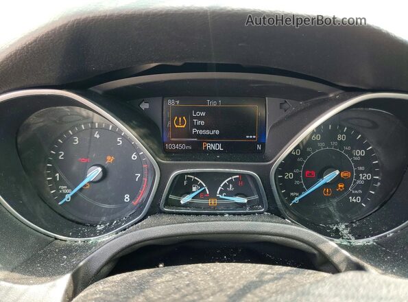 1FADP3F21GL245136 2016 FORD FOCUS Gray ხელსაწყოთა პანელის ხედი