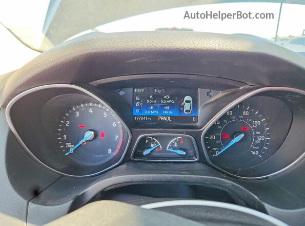 1FADP3F21GL263197 2016 FORD FOCUS Gray Widok zestawu wskaźników