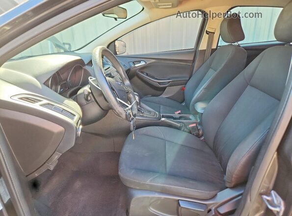 1FADP3F21GL263197 2016 FORD FOCUS Gray Widok wnętrza z przodu
