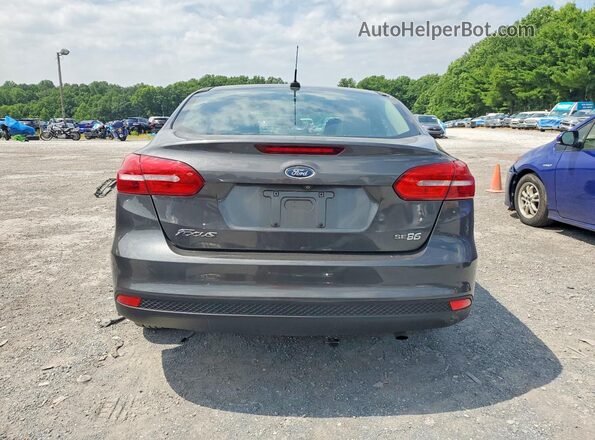 1FADP3F21GL318036 2016 FORD FOCUS Gray Widok z tyłu