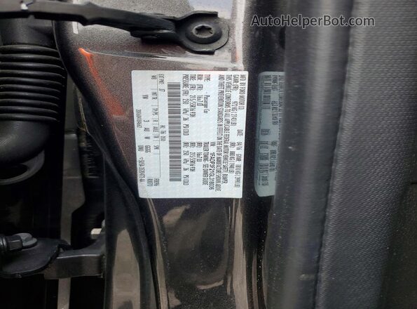 1FADP3F21GL318036 2016 FORD FOCUS Gray Widok naklejki z numerem VIN