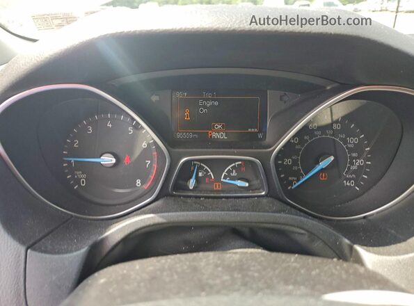1FADP3F21GL318036 2016 FORD FOCUS Gray Widok zestawu wskaźników