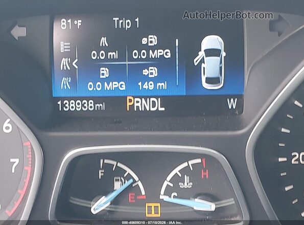 1FADP3F21GL386594 2016 FORD FOCUS Silver Вид задніх сидінь