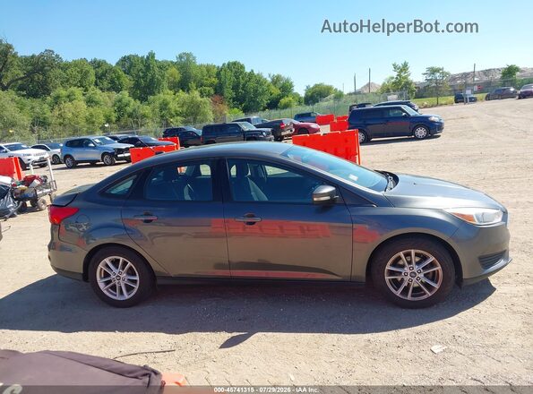 1FADP3F21GL400042 2016 FORD FOCUS Gray Widok wnętrza z tyłu