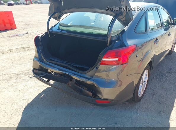 1FADP3F21GL400042 2016 FORD FOCUS Gray Widok z przodu