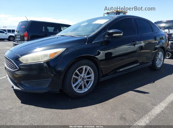 1FADP3F21HL279367 2017 FORD FOCUS Black წინა მარცხენა ხედი სამი მეოთხედიდან