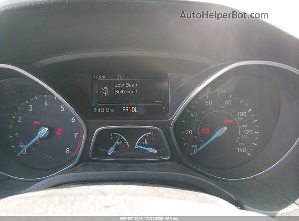 1FADP3F21HL279367 2017 FORD FOCUS Black უკანა სავარძლების ხედი