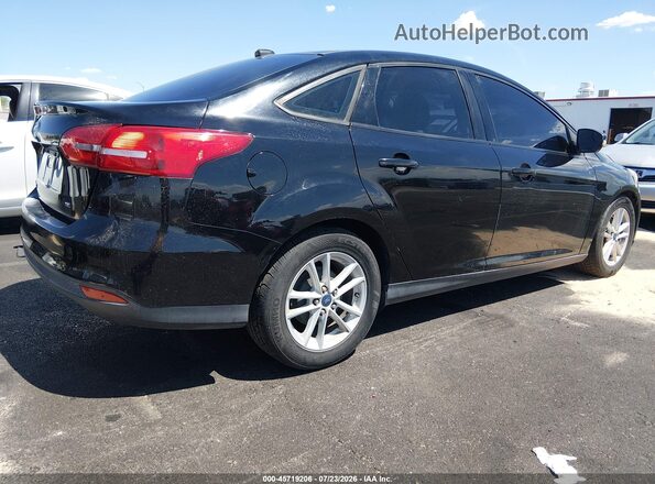 1FADP3F21HL279367 2017 FORD FOCUS Black უკანა მარჯვენა