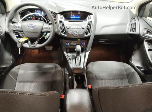 1FADP3F21HL291311 2017 FORD FOCUS Charcoal Widok deski rozdzielczej