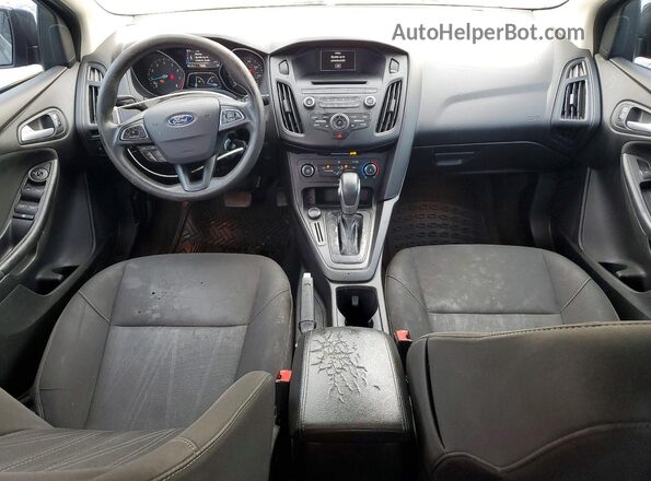 1FADP3F21HL300315 2017 FORD FOCUS Gray Առջևի վահանակի տեսք