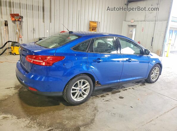 1FADP3F21JL200334 2018 FORD FOCUS Blue Tył prawy