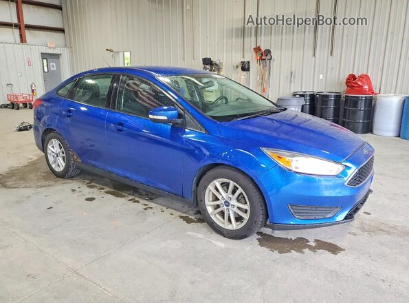 1FADP3F21JL200334 2018 FORD FOCUS Blue Przód prawy