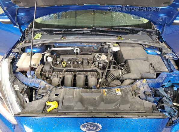 1FADP3F21JL200334 2018 FORD FOCUS Blue Widok wnętrza z tyłu