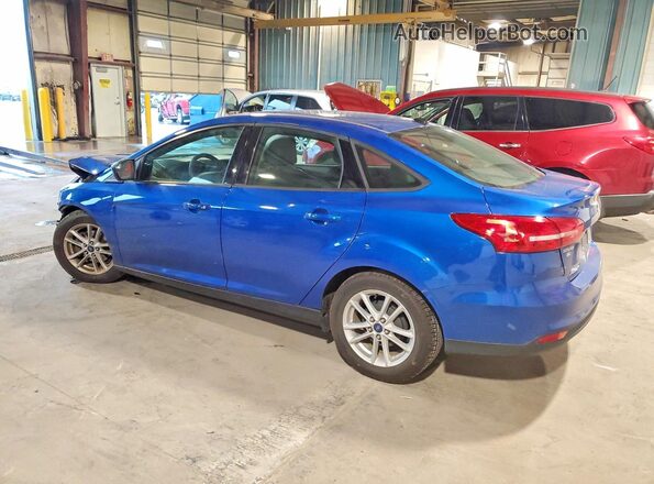 1FADP3F21JL228022 2018 FORD FOCUS Blue Rear left