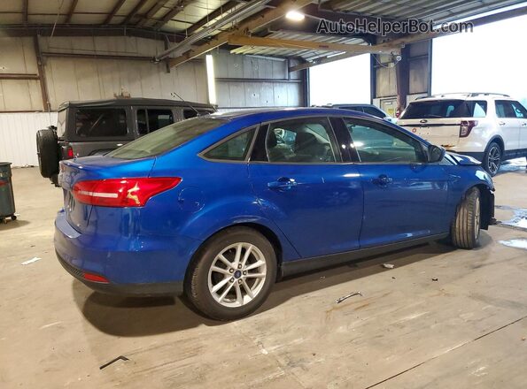 1FADP3F21JL228022 2018 FORD FOCUS Blue Rear right