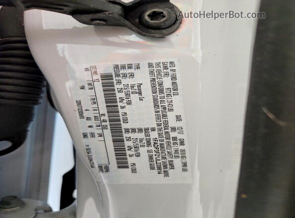 1FADP3F21JL239814 2018 FORD FOCUS White Engine compartment view