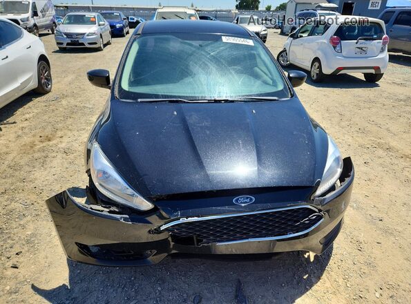 1FADP3F21JL242244 2018 FORD FOCUS Черный Вид спереди