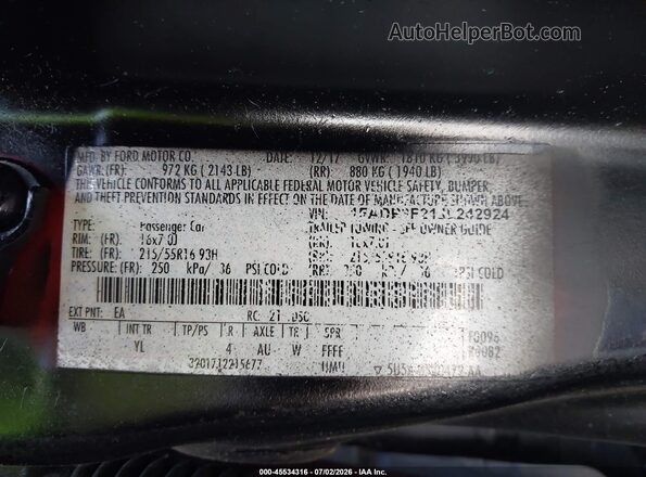 1FADP3F21JL242924 2018 FORD FOCUS Black Շարժիչի բաժամունքի տեսք