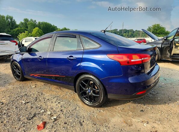 1FADP3F22GL203137 2016 FORD FOCUS Blue Trasero izquierdo