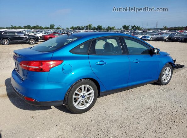 1FADP3F22GL212677 2016 FORD FOCUS Синий Задняя правая четверть
