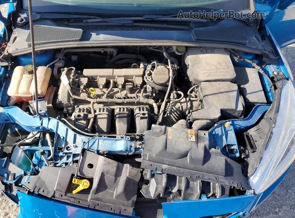 1FADP3F22GL212677 2016 FORD FOCUS Синий Вид задней части салона