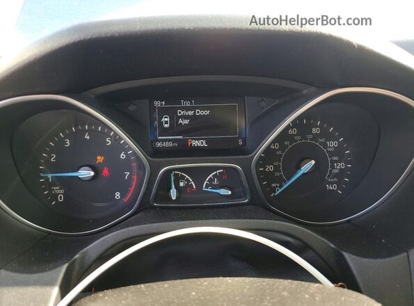 1FADP3F22GL212677 2016 FORD FOCUS Синий Вид щитка приборов