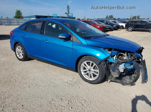 1FADP3F22GL212677 2016 FORD FOCUS Синий Передняя правая четверть