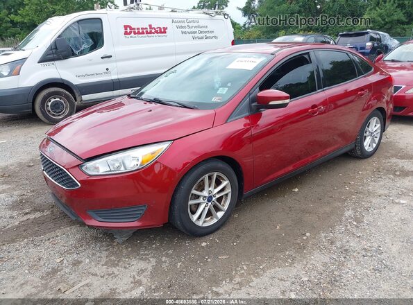 1FADP3F22GL227230 2016 FORD FOCUS Red Front left