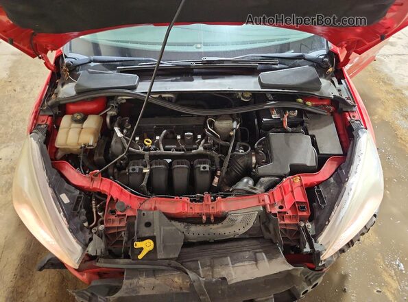 1FADP3F22GL290652 2016 FORD FOCUS Красный Вид задней части салона