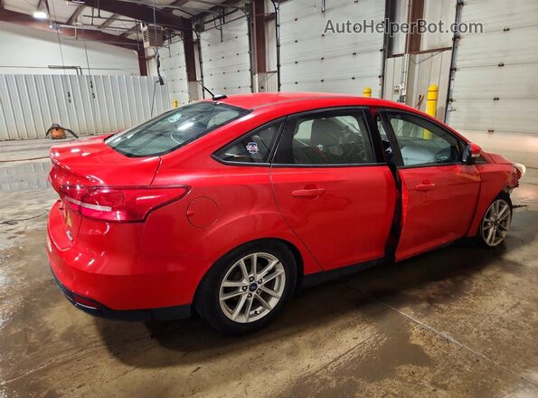1FADP3F22GL290652 2016 FORD FOCUS Красный Задняя правая четверть