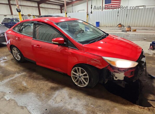 1FADP3F22GL290652 2016 FORD FOCUS Красный Передняя правая четверть