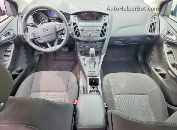 1FADP3F22JL236937 2018 FORD FOCUS White Widok deski rozdzielczej