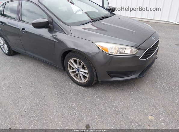 1FADP3F22JL328002 2018 FORD FOCUS Gray წინა ხედი