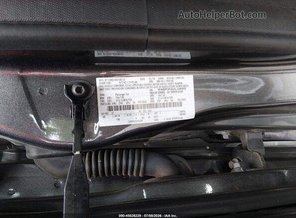 1FADP3F22JL328002 2018 FORD FOCUS Gray ძრავის განყოფილების ხედი