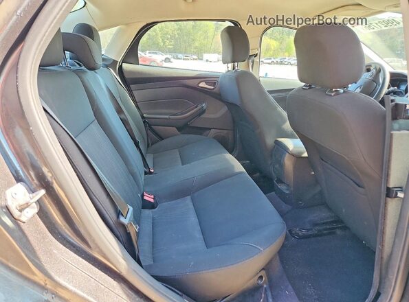 1FADP3F23GL228242 2016 FORD FOCUS Charcoal Rear seats view