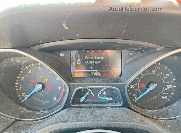 1FADP3F23GL228242 2016 FORD FOCUS Charcoal Instrument cluster view