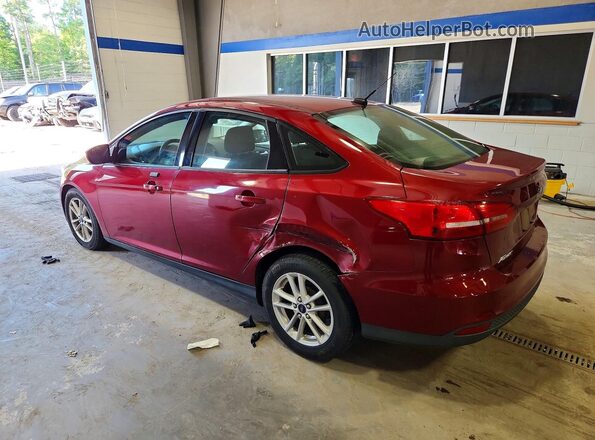 1FADP3F23GL236194 2016 FORD FOCUS Burgundy Trasero izquierdo