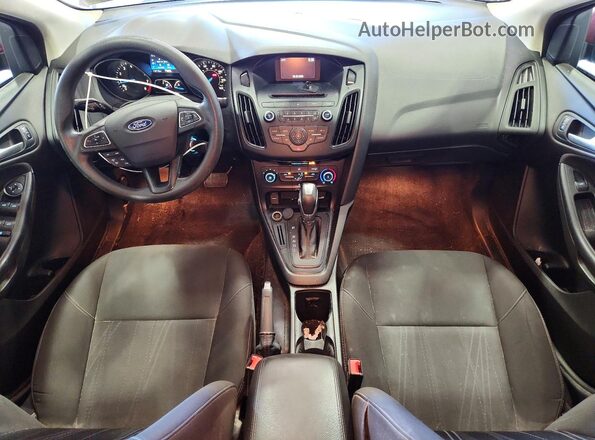 1FADP3F23GL236194 2016 FORD FOCUS Burgundy Vista del salpicadero