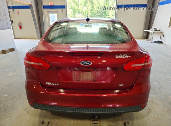 1FADP3F23GL236194 2016 FORD FOCUS Burgundy Vista trasera