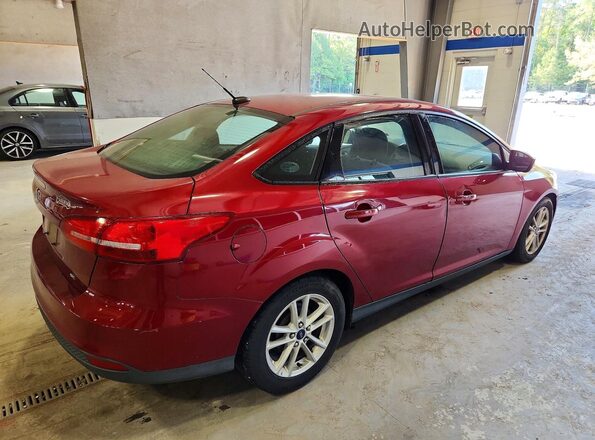 1FADP3F23GL236194 2016 FORD FOCUS Burgundy Trasero derecho