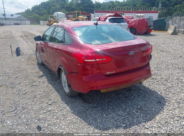 1FADP3F23GL243579 2016 FORD FOCUS Red Rear left