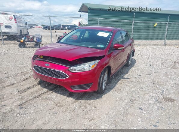 1FADP3F23GL243579 2016 FORD FOCUS Red Front left