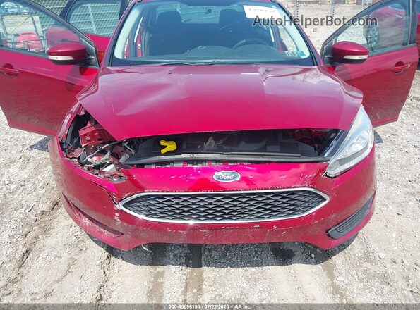 1FADP3F23GL243579 2016 FORD FOCUS Red Front view